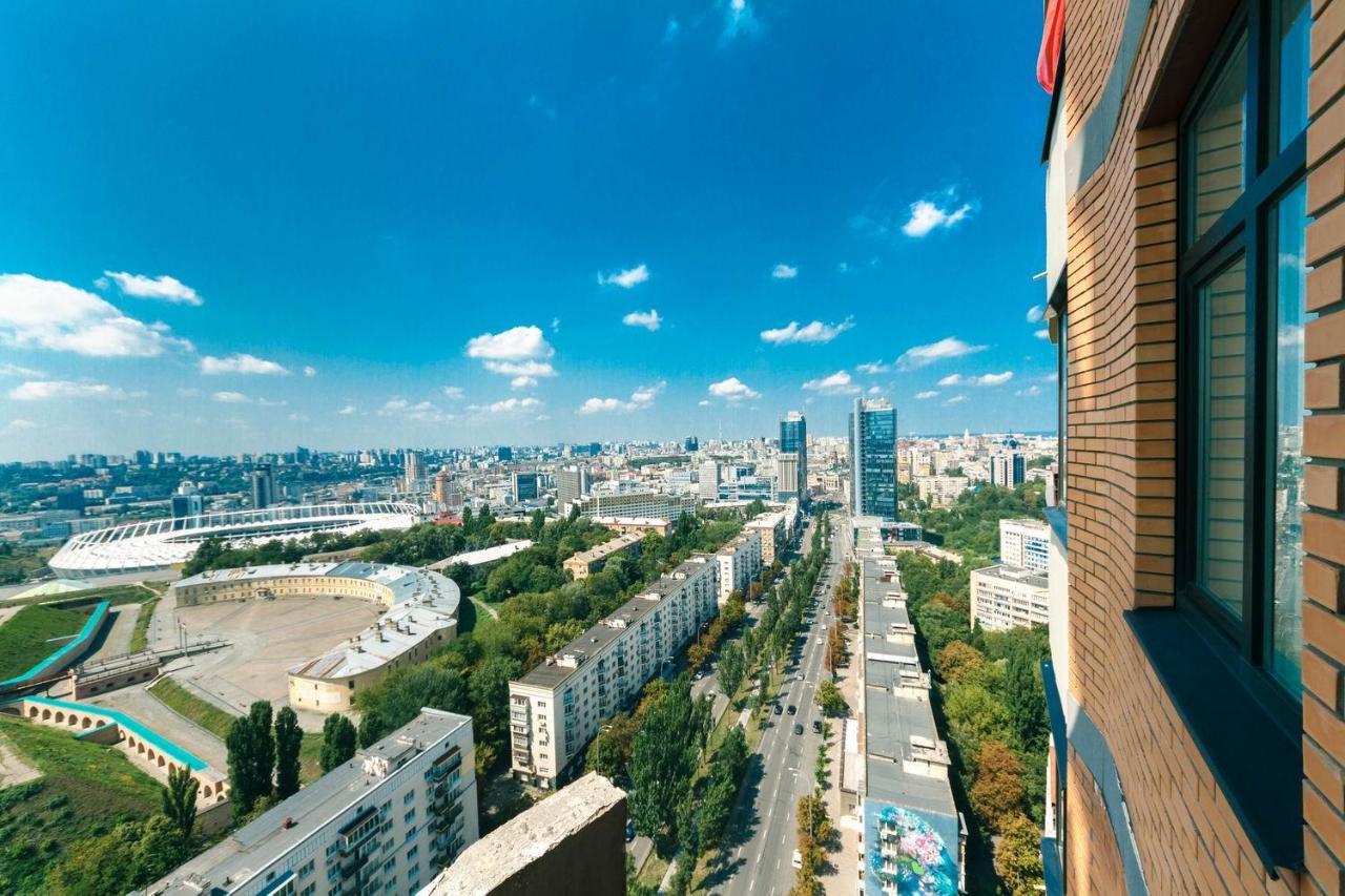 Vip In A New Building Near Lesi Ukrainki 7A Apartment Kiev Luaran gambar